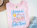 Living on Lake Time Pontoon DTF Transfer