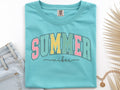 Summer Vibes Varsity DTF Transfer