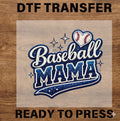 Faux Embroidery Baseball Mama DTF Transfer